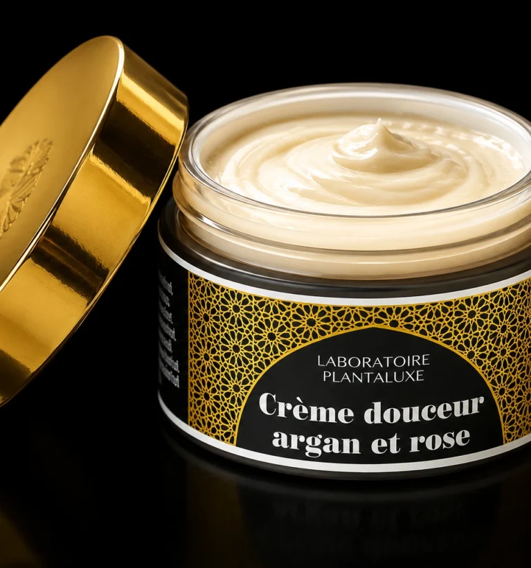Creme Visage Hydratante Argan & Rose de Damas 50ml — Soin  Intensif Artisanal